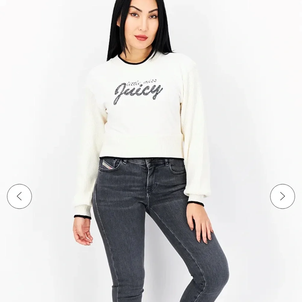 Juicy couture knit velvet cropped sweater - Picture 6 of 6